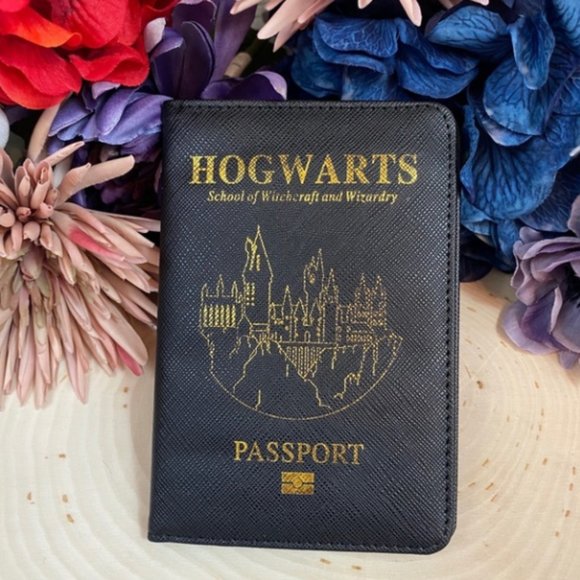 Bags Harry Potter Rfid Hogwarts Passport Cover Holder Case Poshmark
